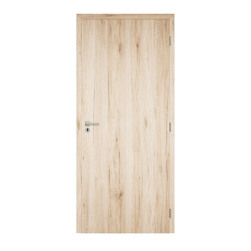 Dekorfóliás beltéri ajtó 75x210 cm, natúr tölgy színű, C-tok, jobb