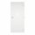 Dekorfóliás beltéri ajtó 75x210 cm, fehér színű, B-tok, jobb