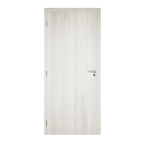 Dekorfóliás beltéri ajtó 90x210 cm, téli tölgy színű, Blokktok, bal