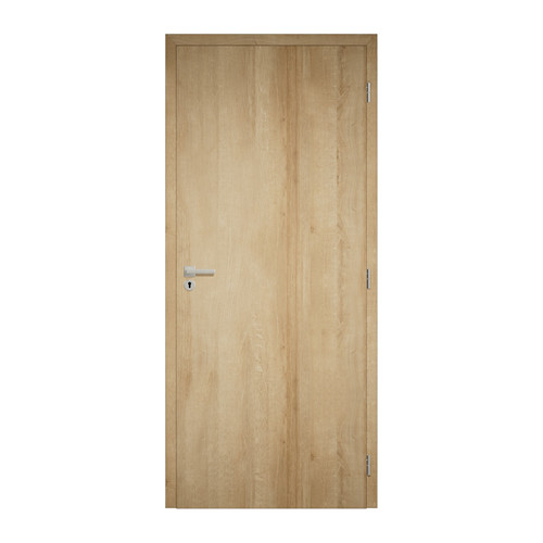 Dekorfóliás beltéri ajtó 100x210 cm, európai tölgy színű, B-tok, jobb