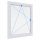 GEALAN S8000 120x150 Bukó-Nyíló műanyag ablak bal 2 rétegű üveg
